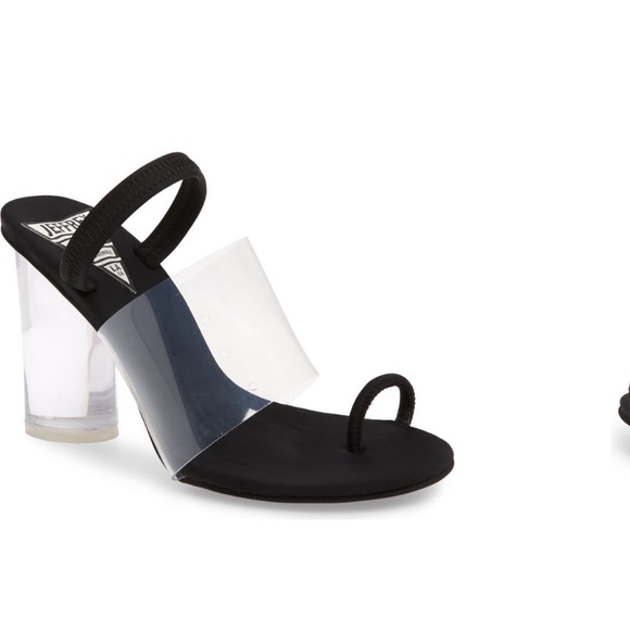 Jeffrey Campbell Shoes - NEW • Jeffrey Campbell • Mania Lucite Heeled Sanda